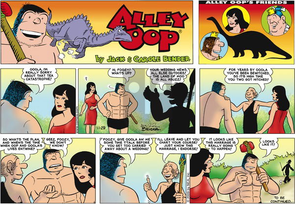 Alley Oop on Sunday November 29, 2009 Comic Strip