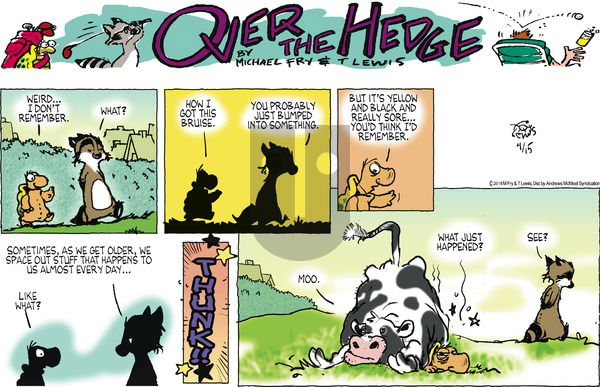 Over the Hedge on Sunday April 15, 2018 Comic Strip
