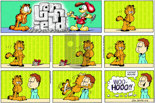 Garfield - Sunday May 9, 2004 Comic Strip