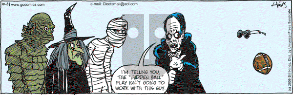 Cleats - Tuesday October 31, 2006 Comic Strip