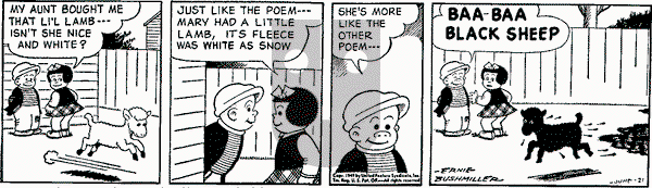 Nancy Classics on Tuesday June 21, 2016 Comic Strip