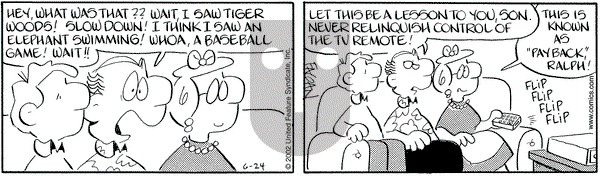 Drabble on Monday June 24, 2002 Comic Strip