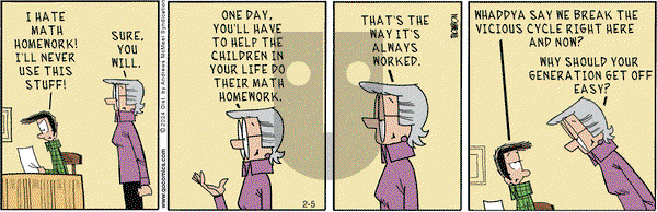 Grand Avenue on Monday February 5, 2024 Comic Strip