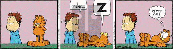 Garfield on Saturday August 1, 2015 Comic Strip