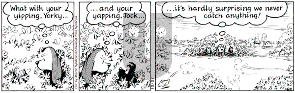 Fred Basset on Thursday October 7, 2004 Comic Strip