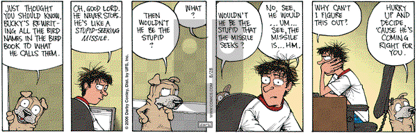 Get Fuzzy on Monday August 28, 2006 Comic Strip