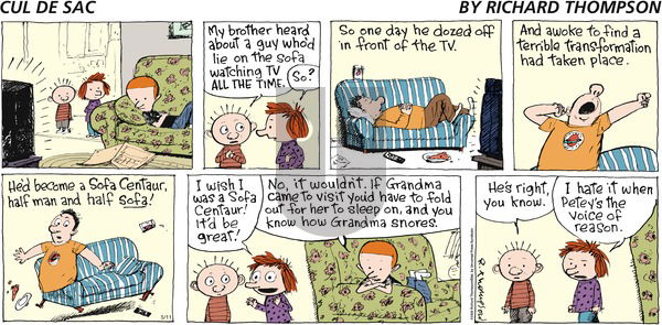 Cul de Sac on Sunday May 11, 2008 Comic Strip