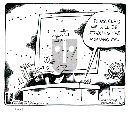 Tom Toles on Friday April 11, 2008 Comic Strip