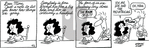 Baby Blues on Monday April 2, 1990 Comic Strip