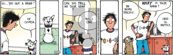 Get Fuzzy on Tuesday January 31, 2012 Comic Strip