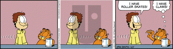 Garfield on Tuesday January 27, 2015 Comic Strip