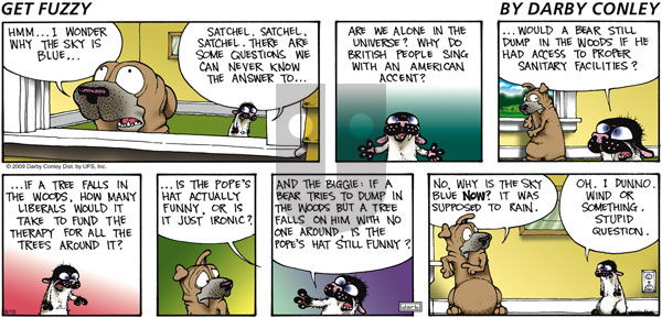Get Fuzzy on Sunday August 16, 2009 Comic Strip