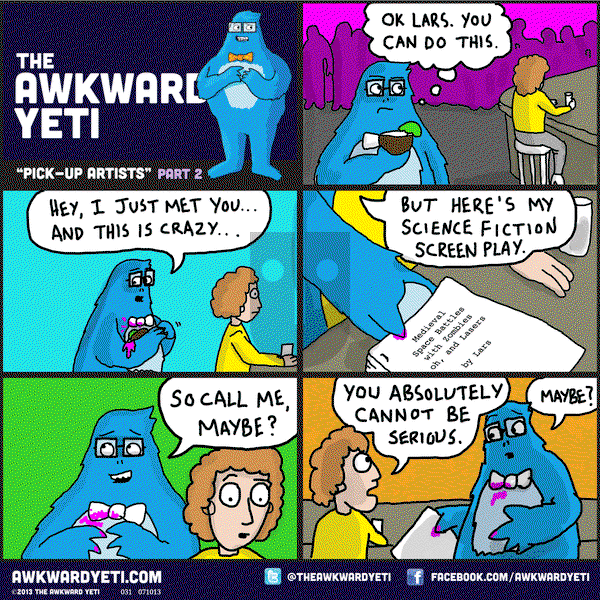 The Awkward Yeti on Monday October 20, 2014 Comic Strip