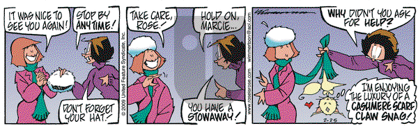 Rose is Rose on Wednesday February 25, 2009 Comic Strip