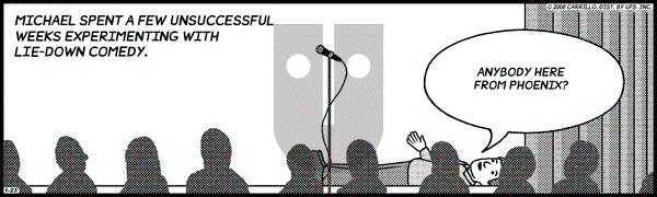 F Minus on Wednesday January 23, 2008 Comic Strip