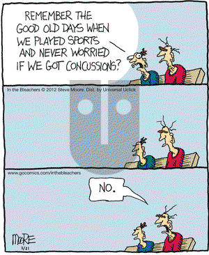 In the Bleachers on Tuesday February 21, 2012 Comic Strip