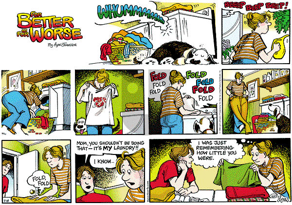 For Better or For Worse - Sunday July 18, 1999 Comic Strip