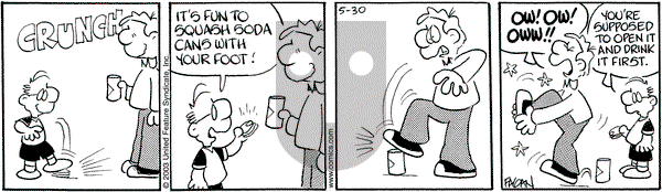 Drabble on Friday May 30, 2003 Comic Strip