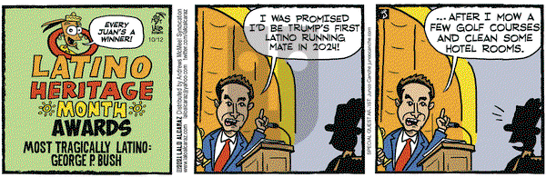 La Cucaracha - Tuesday October 12, 2021 Comic Strip