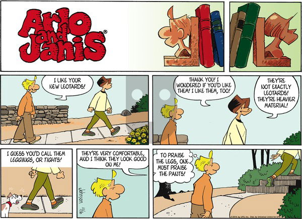 Arlo and Janis on Sunday November 16, 2014 Comic Strip