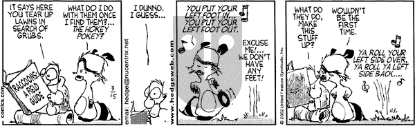 Over the Hedge on Friday March 15, 2002 Comic Strip