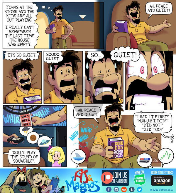 AJ and Magnus on Sunday August 1, 2021 Comic Strip