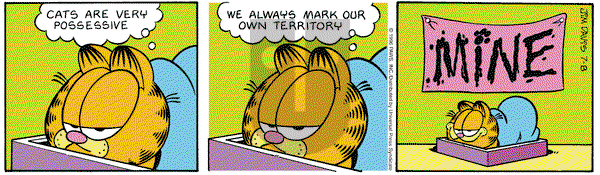 Garfield on Monday July 8, 1996 Comic Strip