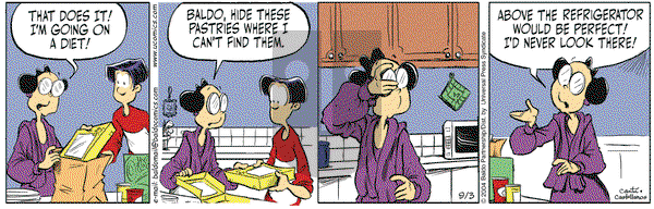 Baldo on Friday September 3, 2004 Comic Strip