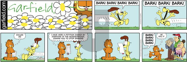 Garfield on Sunday April 28, 2019 Comic Strip