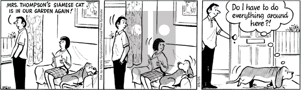 Fred Basset on Friday September 5, 2008 Comic Strip