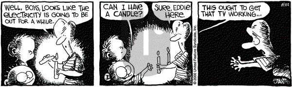 The Buckets on Tuesday August 22, 2000 Comic Strip