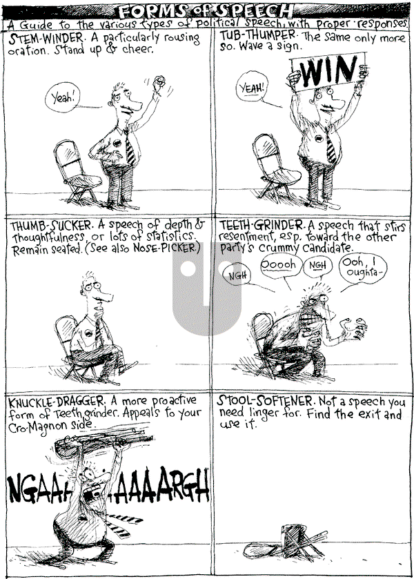 Richard's Poor Almanac - Saturday November 5, 2011 Comic Strip