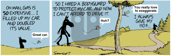 Dark Side of the Horse on Sunday November 20, 2011 Comic Strip