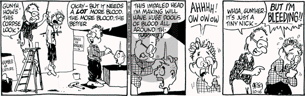 Luann on Wednesday October 16, 1991 Comic Strip