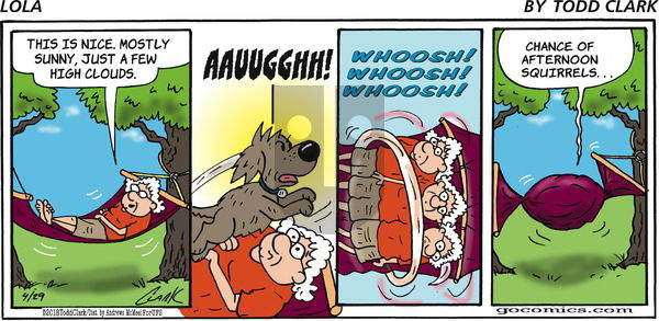 Lola on Sunday April 29, 2018 Comic Strip