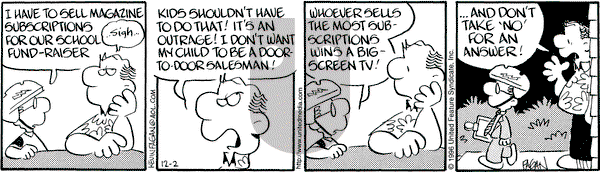 Drabble on Monday December 2, 1996 Comic Strip