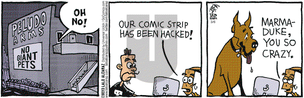 La Cucaracha on Wednesday March 6, 2013 Comic Strip
