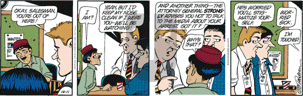 Doonesbury on Tuesday December 11, 2001 Comic Strip