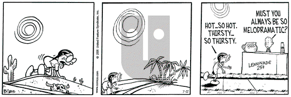 Grand Avenue on Saturday July 22, 2006 Comic Strip