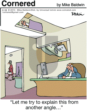 Cornered on Monday February 18, 2013 Comic Strip
