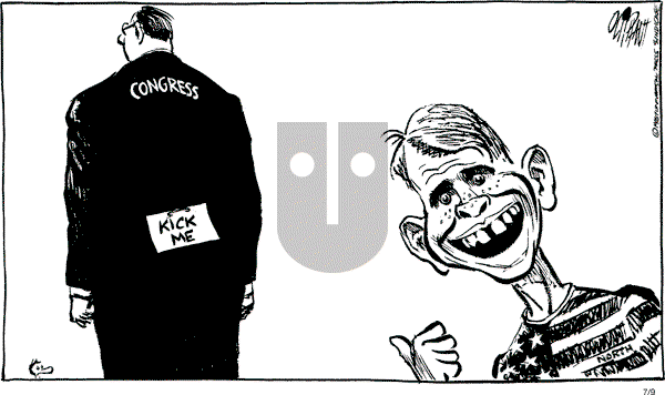Pat Oliphant - Thursday July 9, 1987 Comic Strip