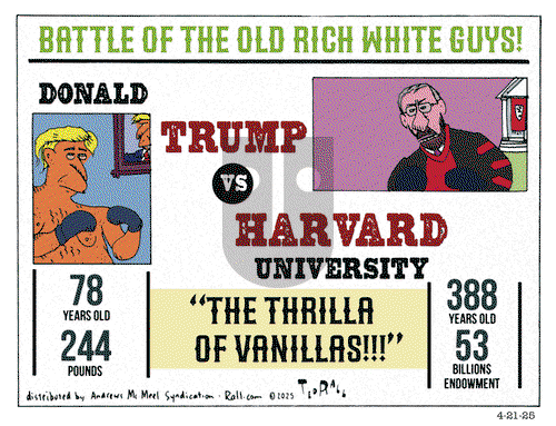 Ted Rall on Monday April 21, 2025 Comic Strip