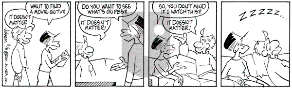 Arlo and Janis - Wednesday December 5, 2001 Comic Strip