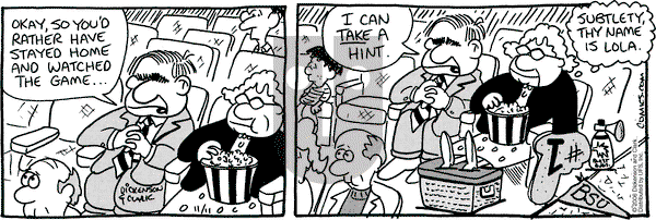 Lola on Saturday November 11, 2006 Comic Strip