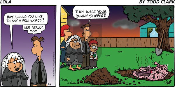 Lola on Sunday May 4, 2008 Comic Strip