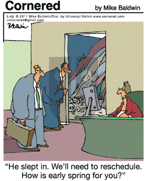 Cornered - Monday January 10, 2011 Comic Strip