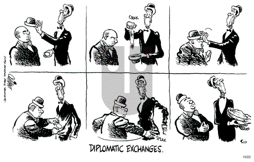 Pat Oliphant on Wednesday October 22, 1986 Comic Strip