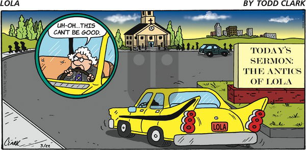 Lola on Sunday March 22, 2009 Comic Strip