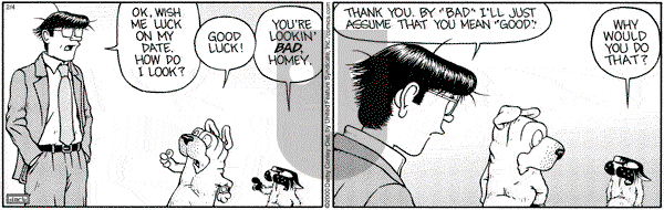 Get Fuzzy on Friday February 4, 2000 Comic Strip