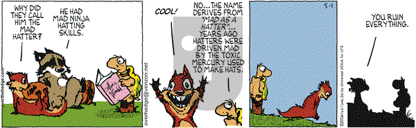 Over the Hedge on Tuesday May 1, 2012 Comic Strip